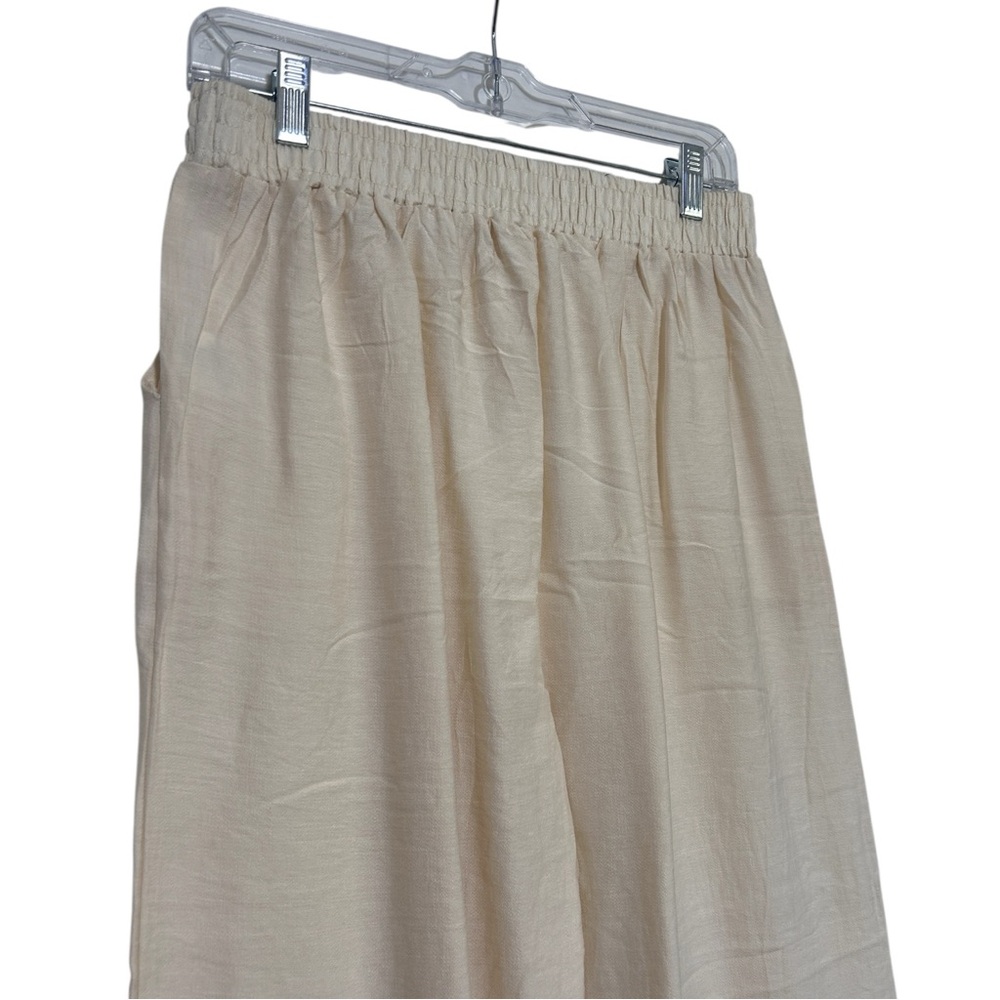 Women's Cream Wide-Leg Pants & Vest Set - Picture 13 of 14
